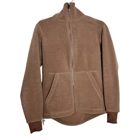 REI CO-OP Teddy Fleece Lightweight Zip Up Jacket Size S - Picture 1 of 10